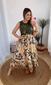 Vestido Divertido Longo